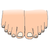 to+toes. Picture