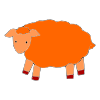 Orange+Sheep Picture
