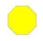 Yellow Octagon Picture