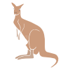 kangaroo Stencil