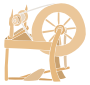 Spinning Wheel Stencil
