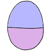 This+Egg+is+blue+on+top+and+purple+on+the+bottom Picture