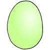 A+green+egg. Picture