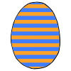 This+Egg+is+blue+and+pink+and+yellow+stripe Picture