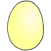 A+yellow+egg. Picture