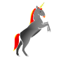 Male Unicorn Stencil