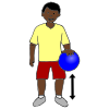 The+boy+is+bouncing+a+ball.+The+ball+belongs+to___. Picture