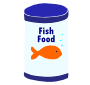 Fish Food Stencil
