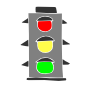 Traffic Light Stencil