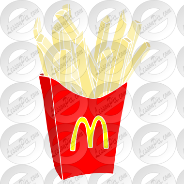 McDonalds® French Fries Stencil