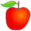 Apple and Stem Picture