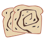 Cinnamon Raisin Bread Stencil