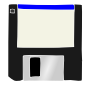 Floppy Disk Stencil