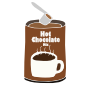 Hot Chocolate Mix Stencil