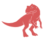Allosaurus Stencil