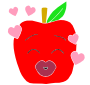 Love Apple Stencil