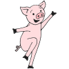 Cheerful+Pig Picture