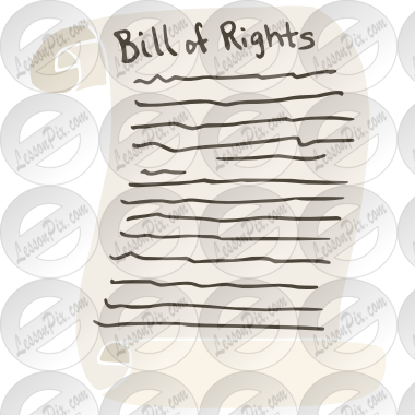 Bill of Rights Stencil