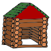 Lincoln Log House Picture