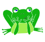 Bored Frog Stencil