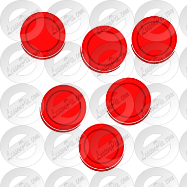 Red Checkers Stencil