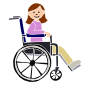 Girl in Wheelchair Stencil