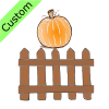 The+pumpkin+is+ON+the+fence. Picture