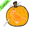 They+carved+a+picture+of+Little+Bird+on+a+pumpkin.++Did+it+work_ Picture