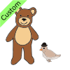 Bear+and+Little+Bird+made+a+bargain. Picture