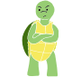 Stubborn Turtle Stencil