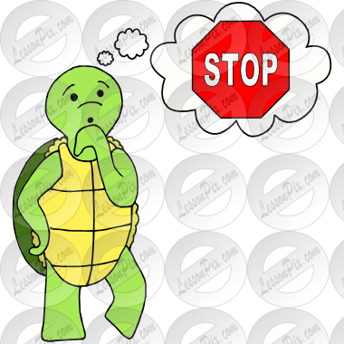 Stop to Think Turtle Picture