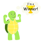 Winner Turtle Stencil