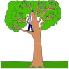 He+is+climbing+a+tree. Picture