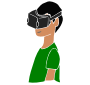 Virtual Reality Headset Stencil