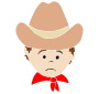 Sad Cowboy Stencil