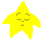 Sleepy Star Stencil