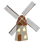 Windmill Stencil