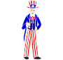Uncle Sam Stencil