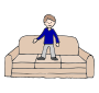 Stand on Couch Picture