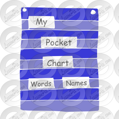Pocket Chart Stencil