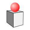 The+ball+is+on+top+of+the+box. Picture