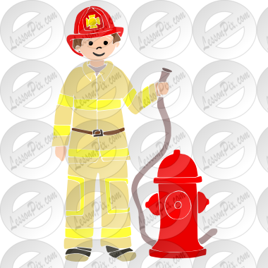 Firefighter Stencil