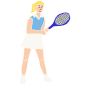 Tennis Stencil