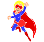 Superhero Stencil