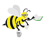Busy as a Bee Stencil