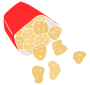 Popcorn Chicken Stencil