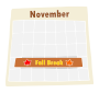 Fall Break Stencil