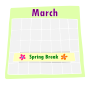 Spring Break Stencil