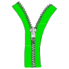 My+zipper+is+green. Picture
