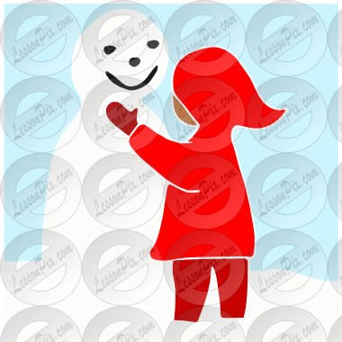 Build a Snowman Stencil